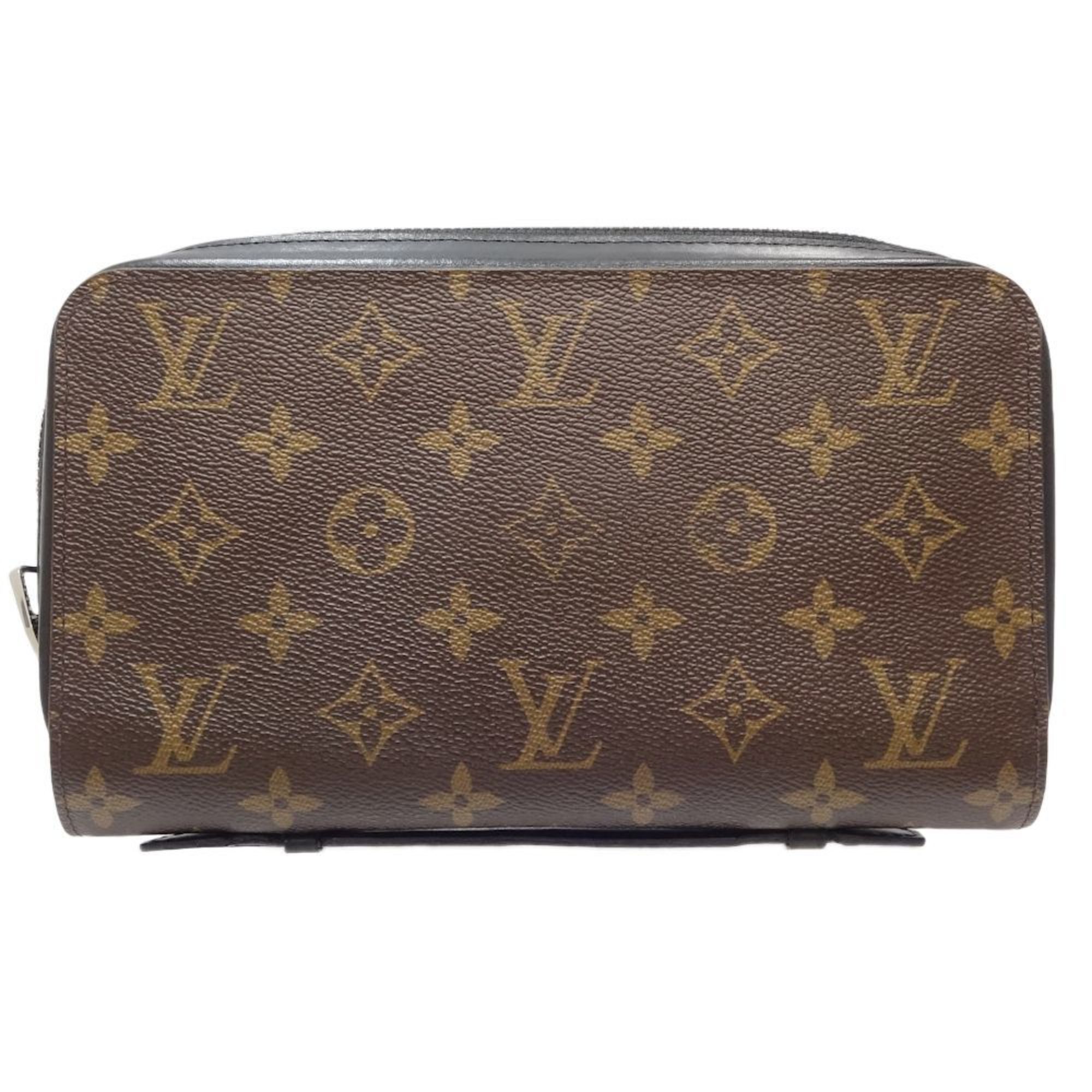 LOUIS VUITTON Monogram Macassar Zippy XL M61506 Long Wallet Brown