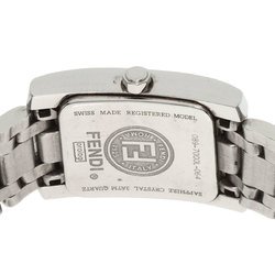 FENDI 7000L Square Face Watch Stainless Steel SS Ladies | eLADY