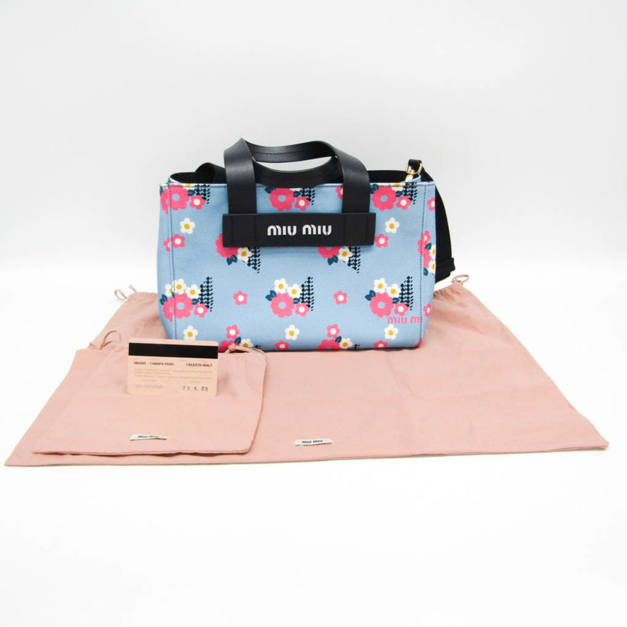 ミュウミュウ(Miu Miu) CANAPA FIORI 5BA085 レディース レザー