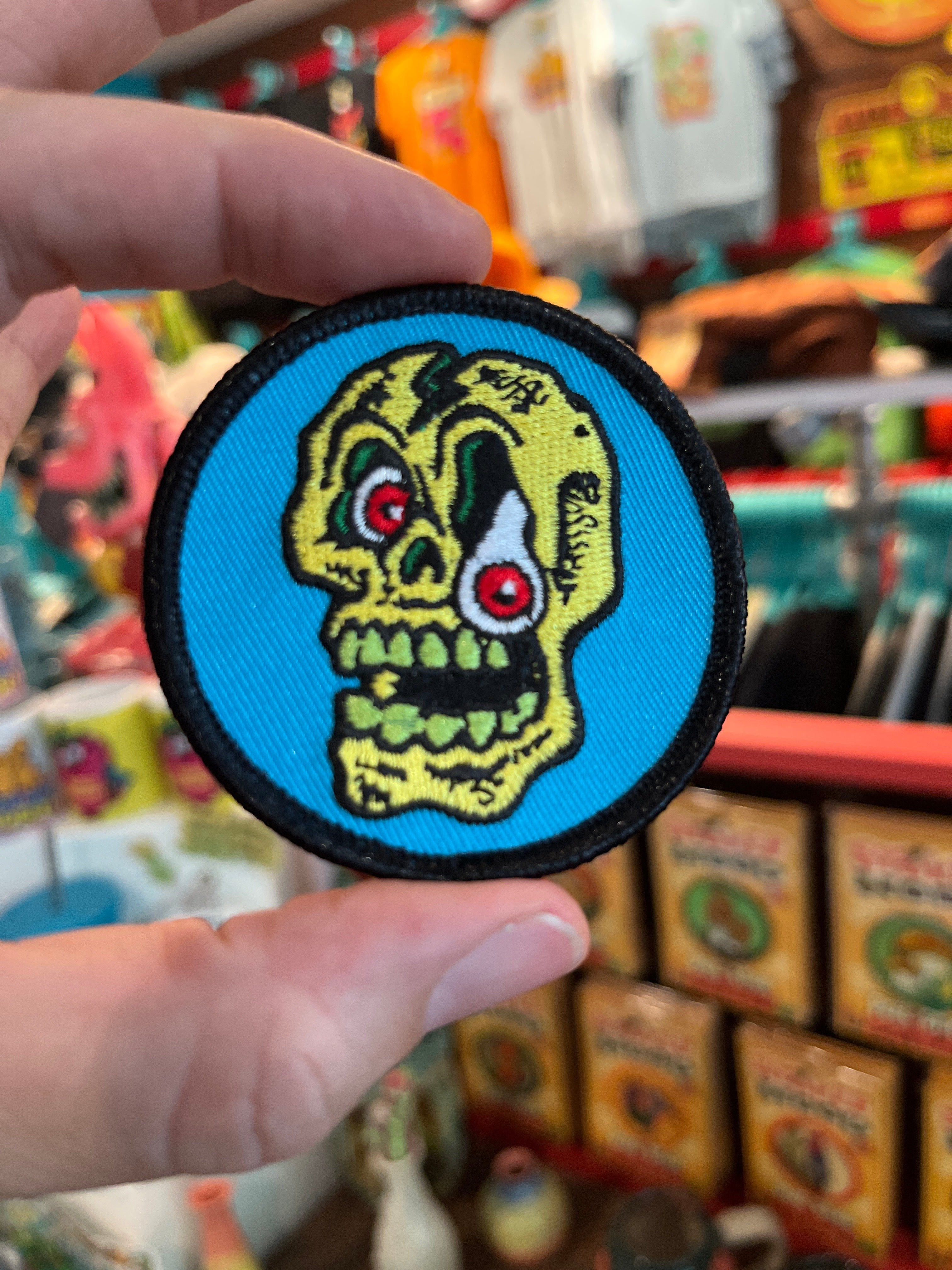 ODD MART Terror of the green skull patch - Glorp Gum