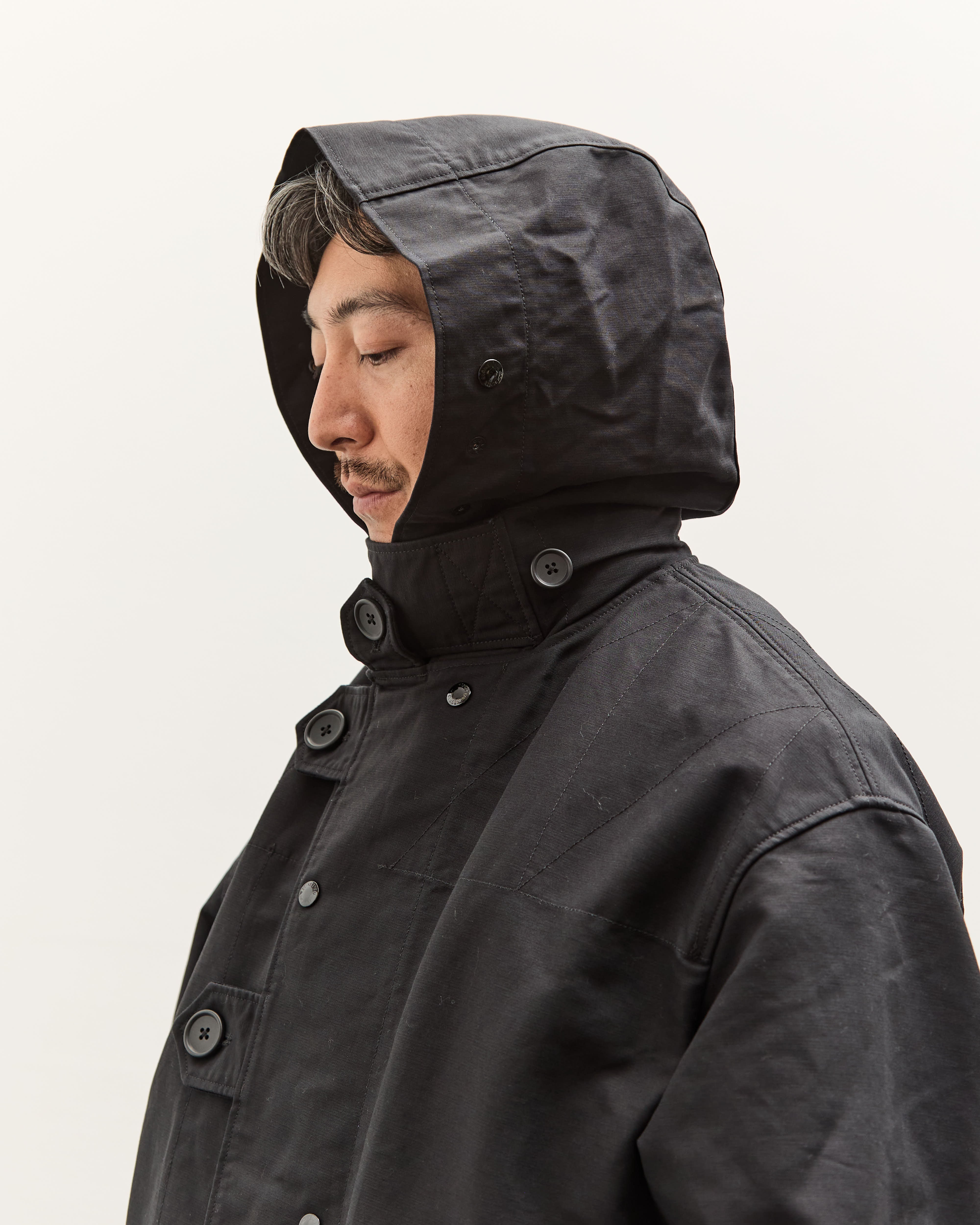 Engineered Garments Duffle Coat, Black – Glasswing