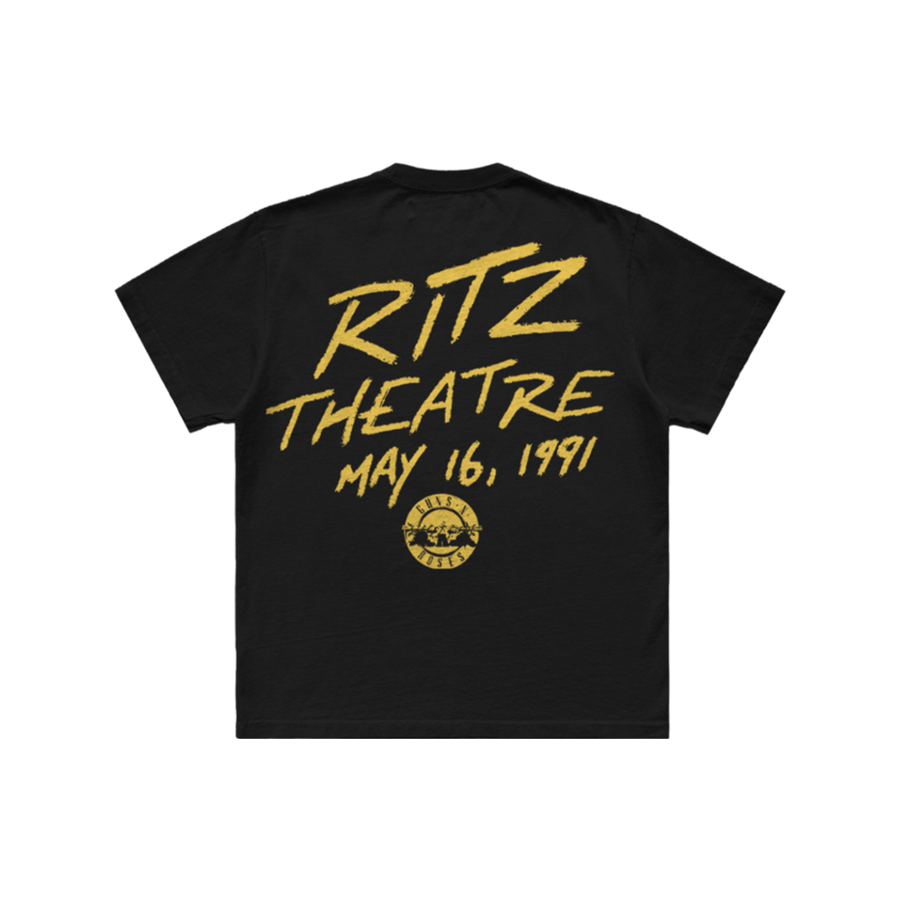RITZ THEATRE BLACK T-SHIRT - Guns N' Roses Official Store