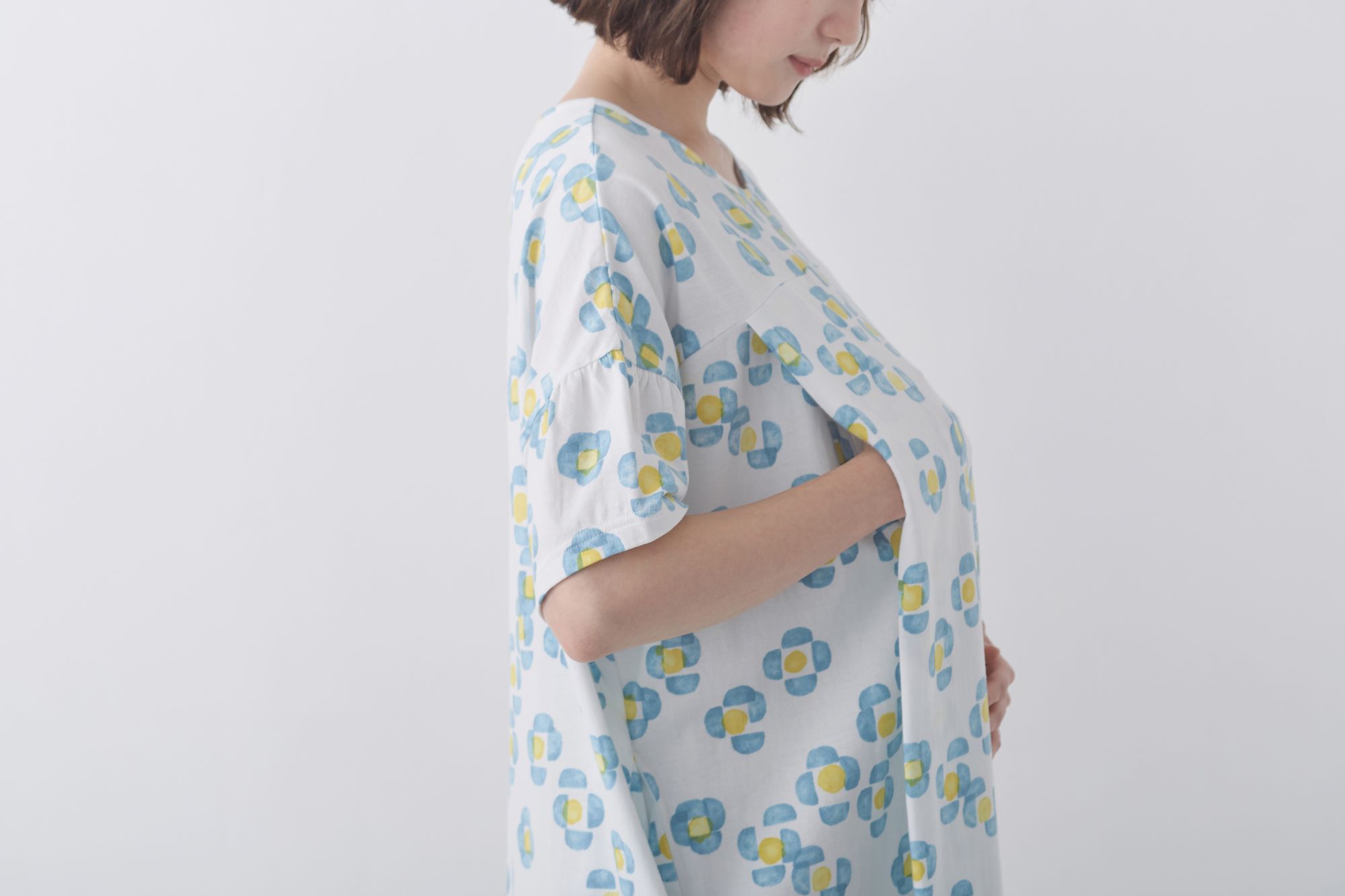 flower mist マタニティカットソードレス - minä perhonen