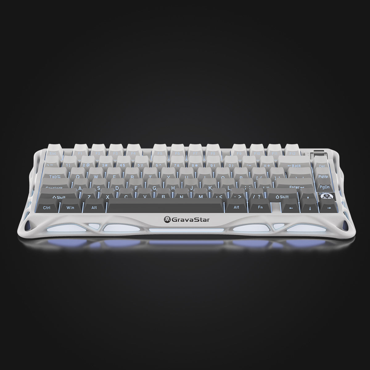 GravaStar Mercury K1 グラデーションホワイト 75%ゲーミング