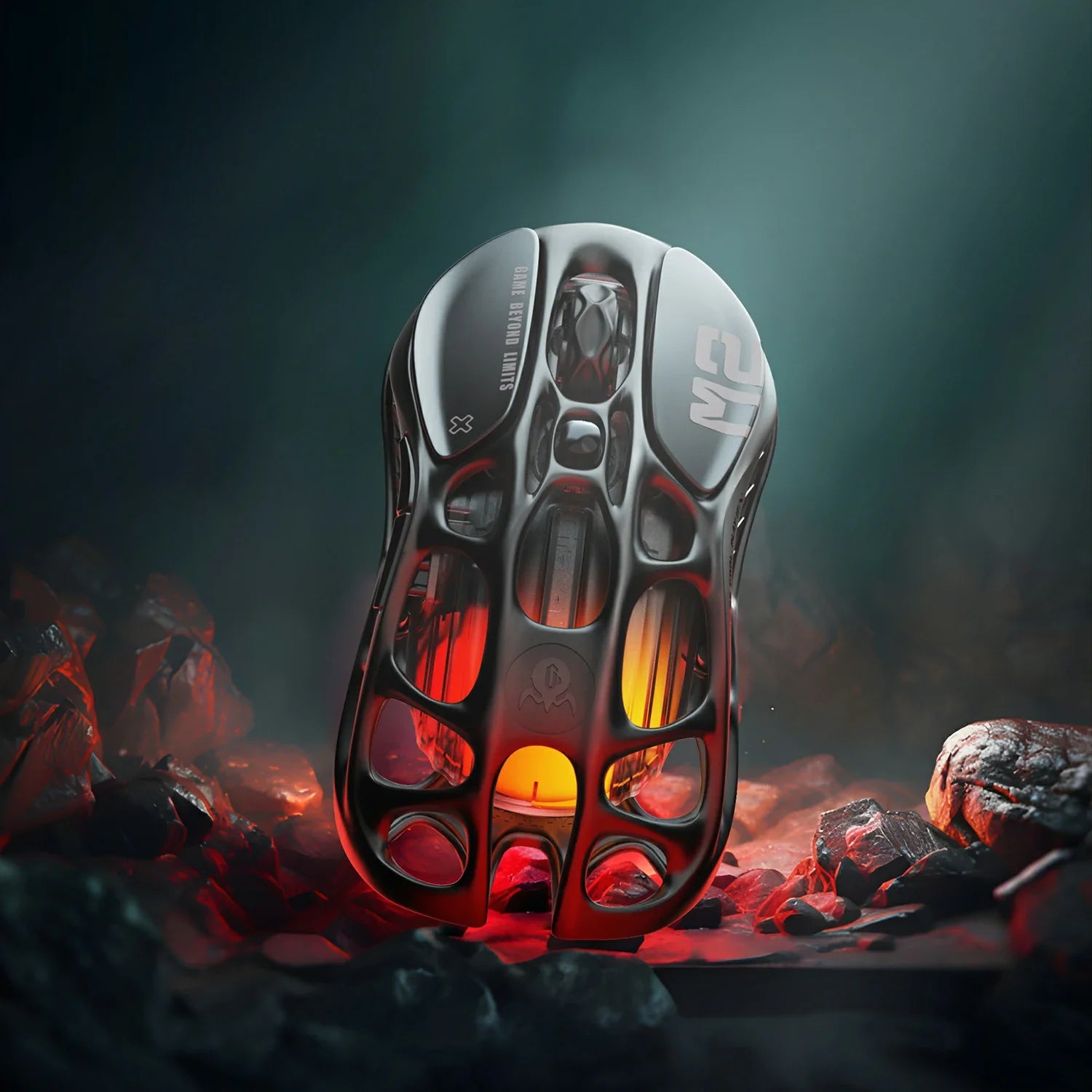 Mercury M2 ステルスブラック ワイヤレスゲーミングマウス | Gravastar