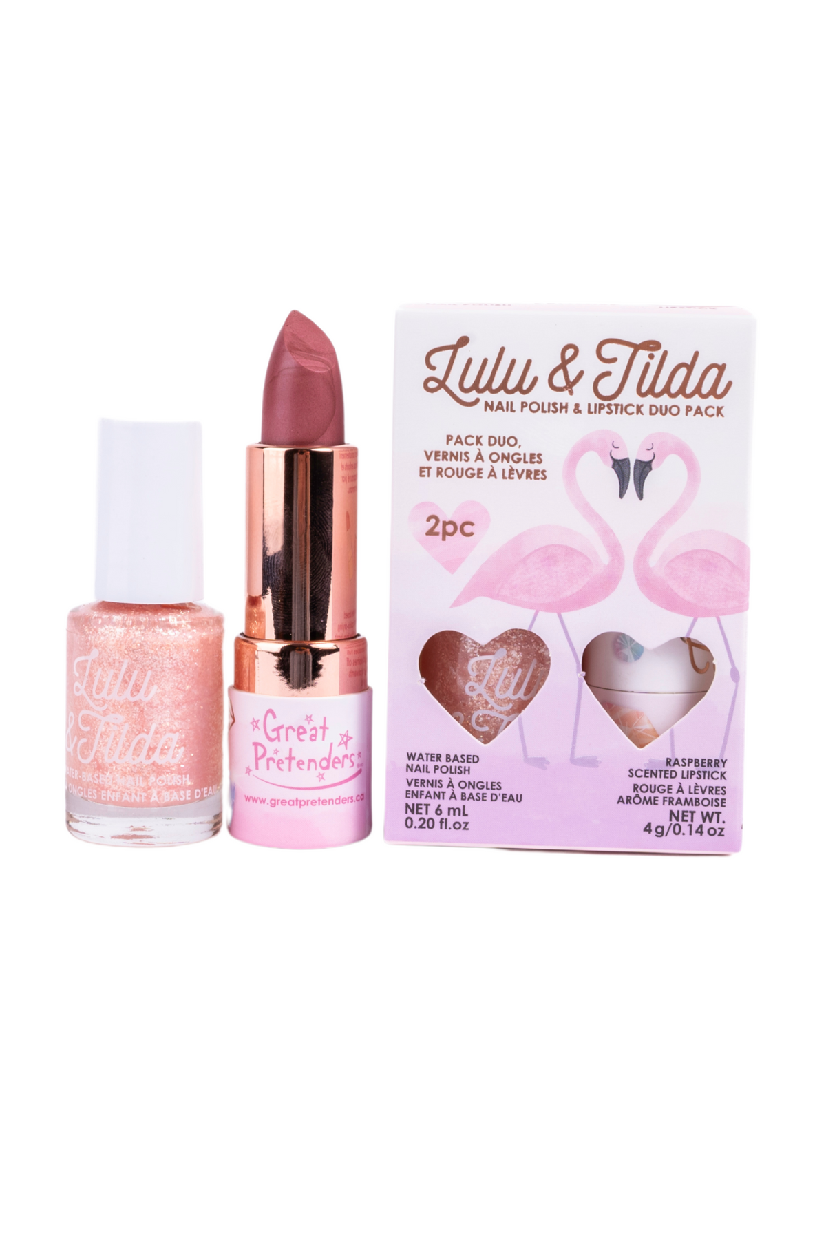Pinky Promise Duo Nourishing Lipstick & Nail Polish Set (2 pcs)