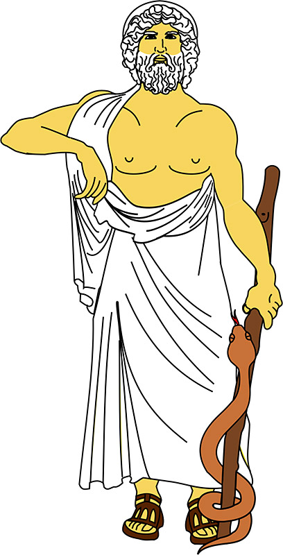 白いカラスが黒く変身した理由と医術の神アスクレピオス