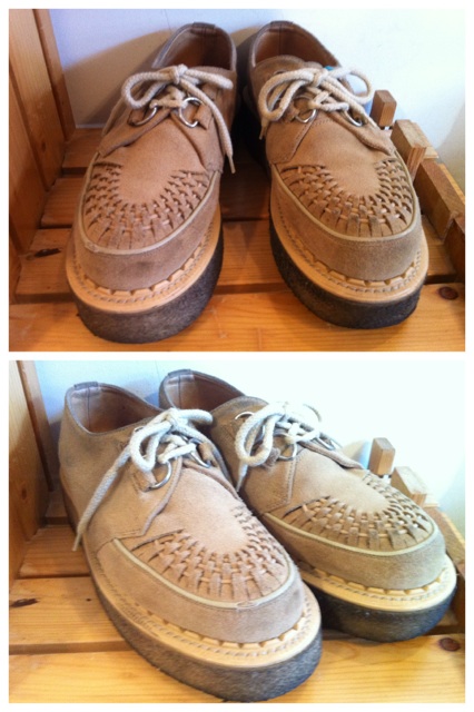 24944-342】GEORGE COX 3588 （ベージュ） USED - GREEN LIGHT 高円寺