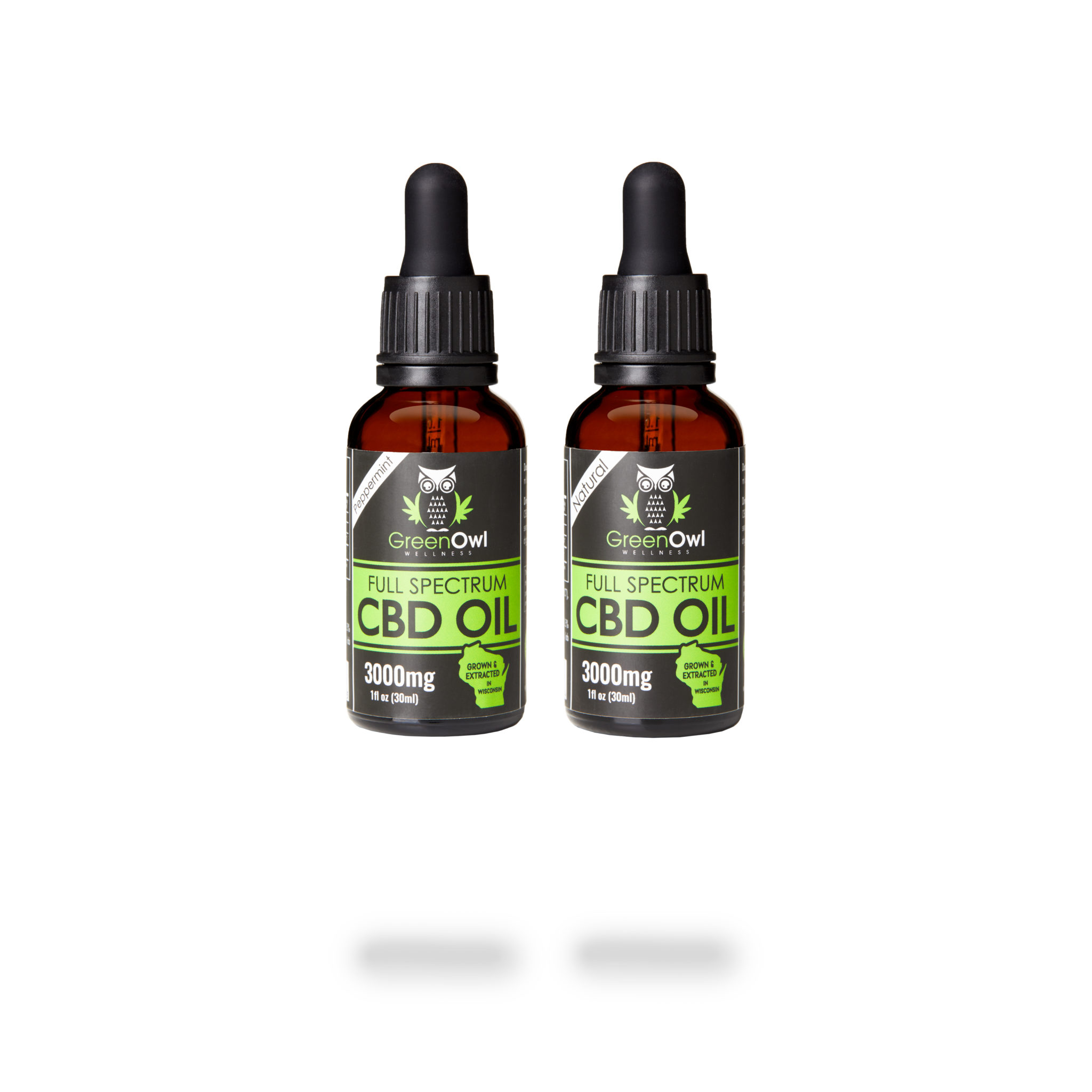 CBD Oil Tincture 3000mg (High Potency) - Green Owl Wellness