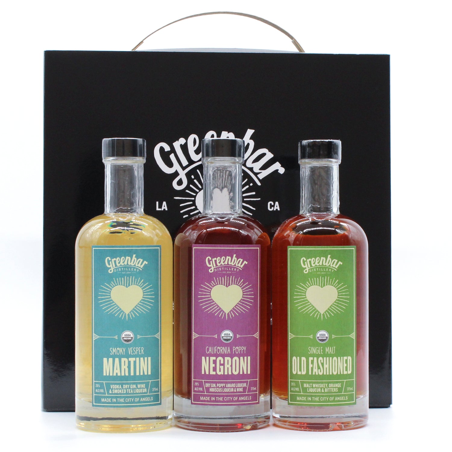 Greenbar オーガニック カクテルボトル 3本セット – オーガニック蒸留