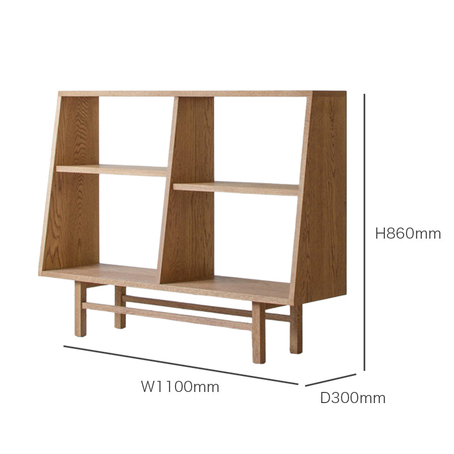 Basic Book Case Wide | オーク/ウォルナット無垢材 | 北欧家具 北欧
