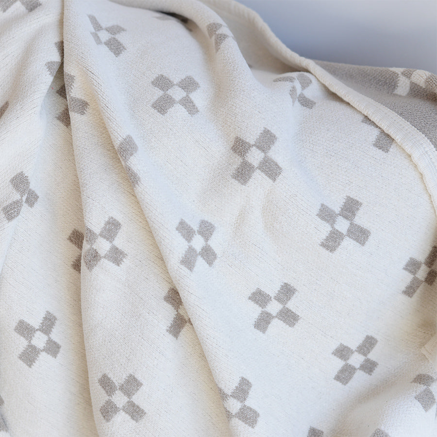 KLIPPAN シュニールコットン ハーフブランケット シャーンスンド