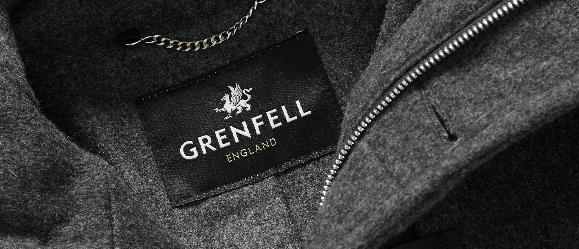 Original Duffle Coat Merino Wool Grey – Grenfell
