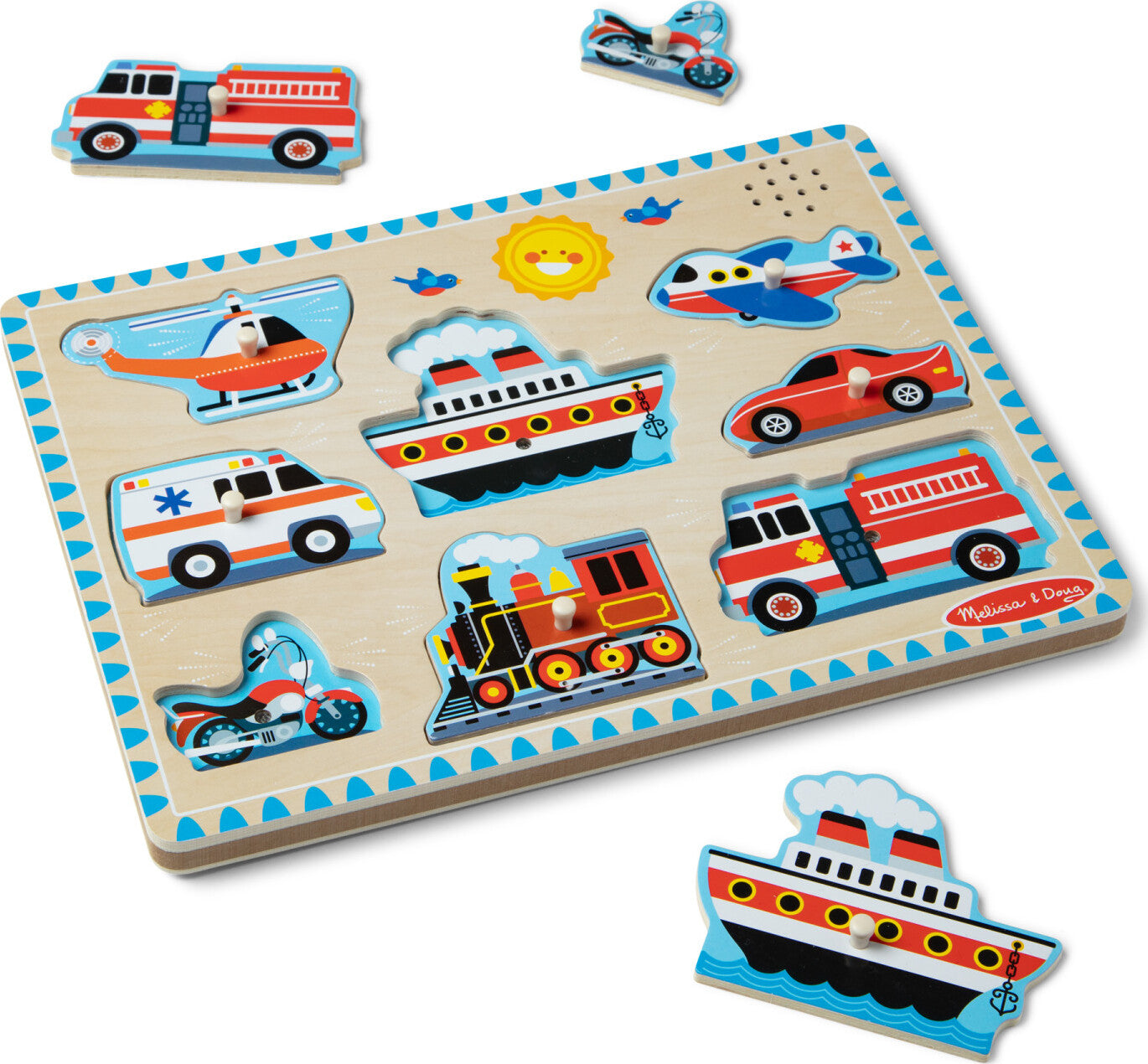 Vehicles Sound Puzzle - 8 Pieces – G. Willikers
