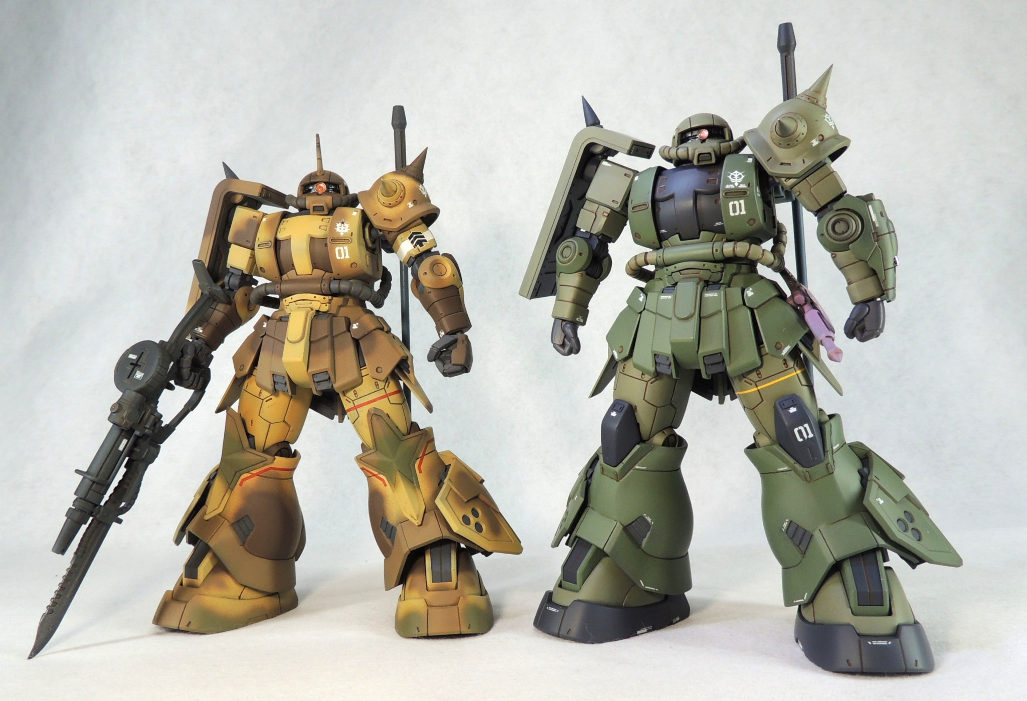 1/144量産型地上用高機動型ザク（制式配備ver.）｜あやぽんさんの