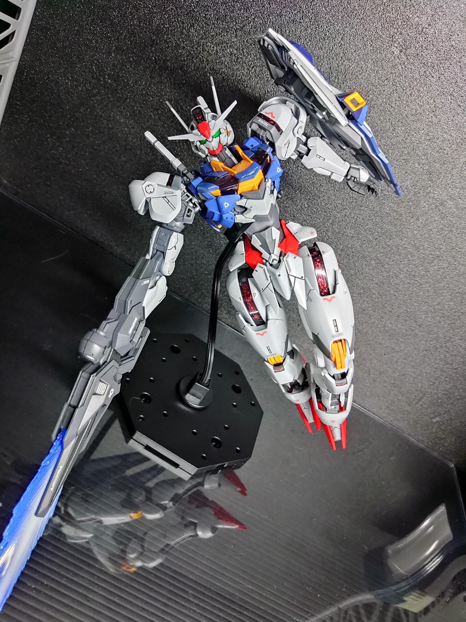 FM ガンダムエアリアル 全塗装 基本工作でウットリVer．｜おーしゃ