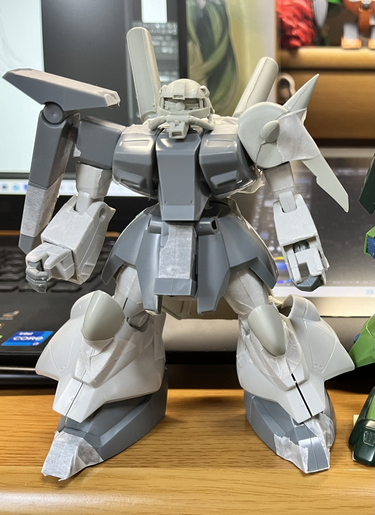 旧キットザクⅢ改（b-clubのザクⅢ改造パーツ使用）｜ZEROさんの