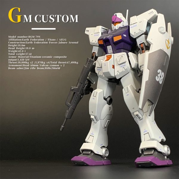ジム・カスタム #ごセゆガンプラコンテスト4受賞 RGM-79N GM CUSTOM