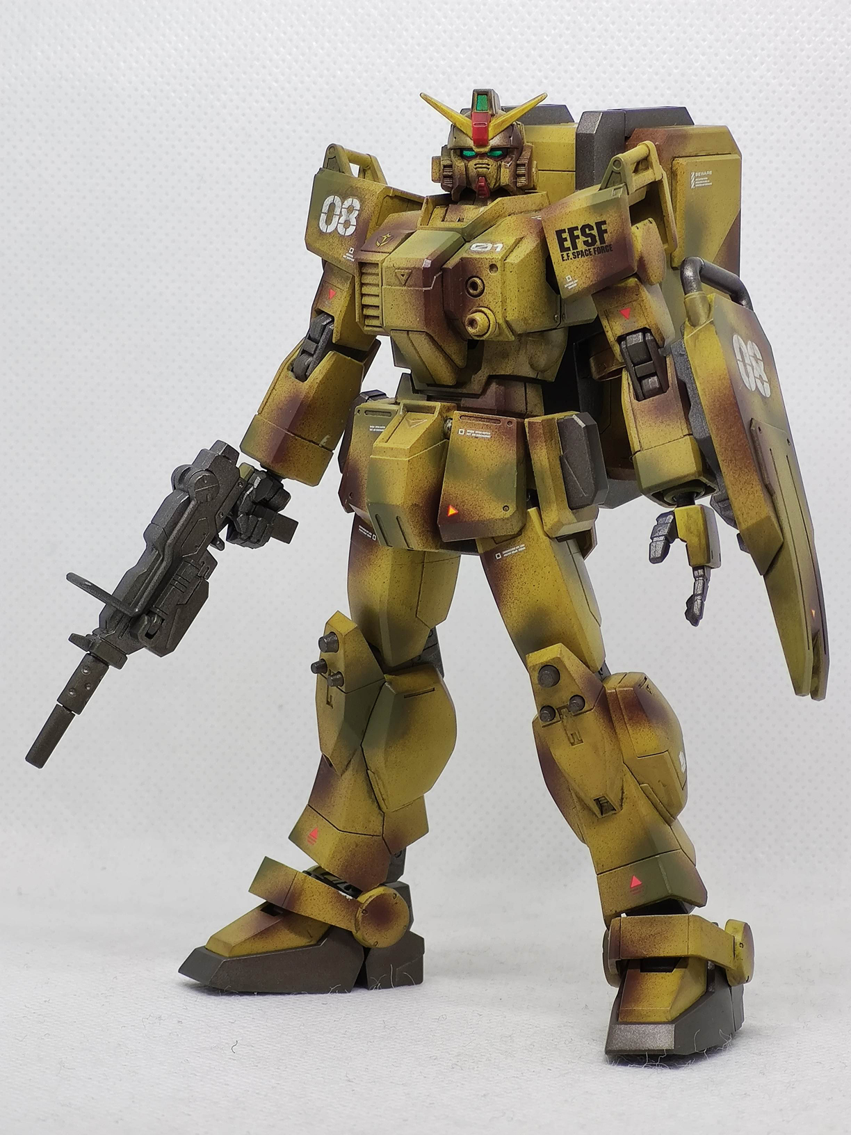 陸戦型ガンダム（迷彩色仕上げ）｜yukidarumaさんのガンプラ作品