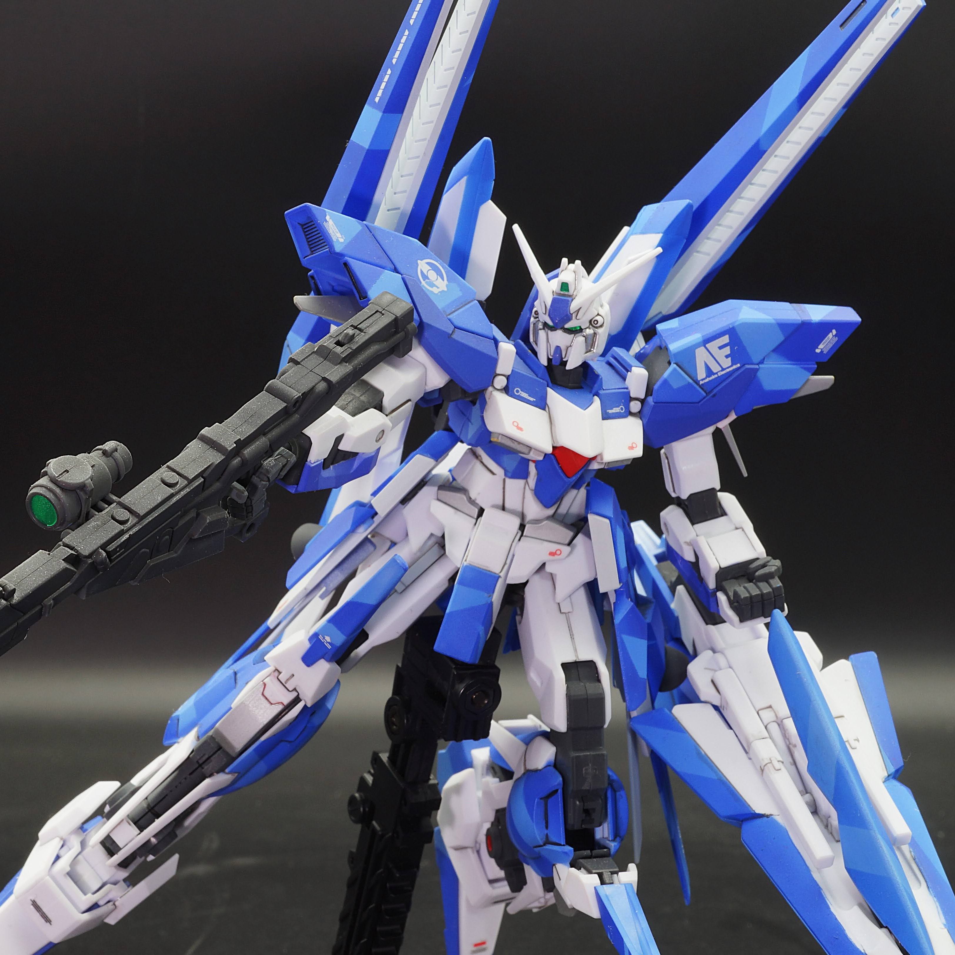 HGガンダムデルタカイ スプリッター迷彩全塗装｜あるむさんのガンプラ