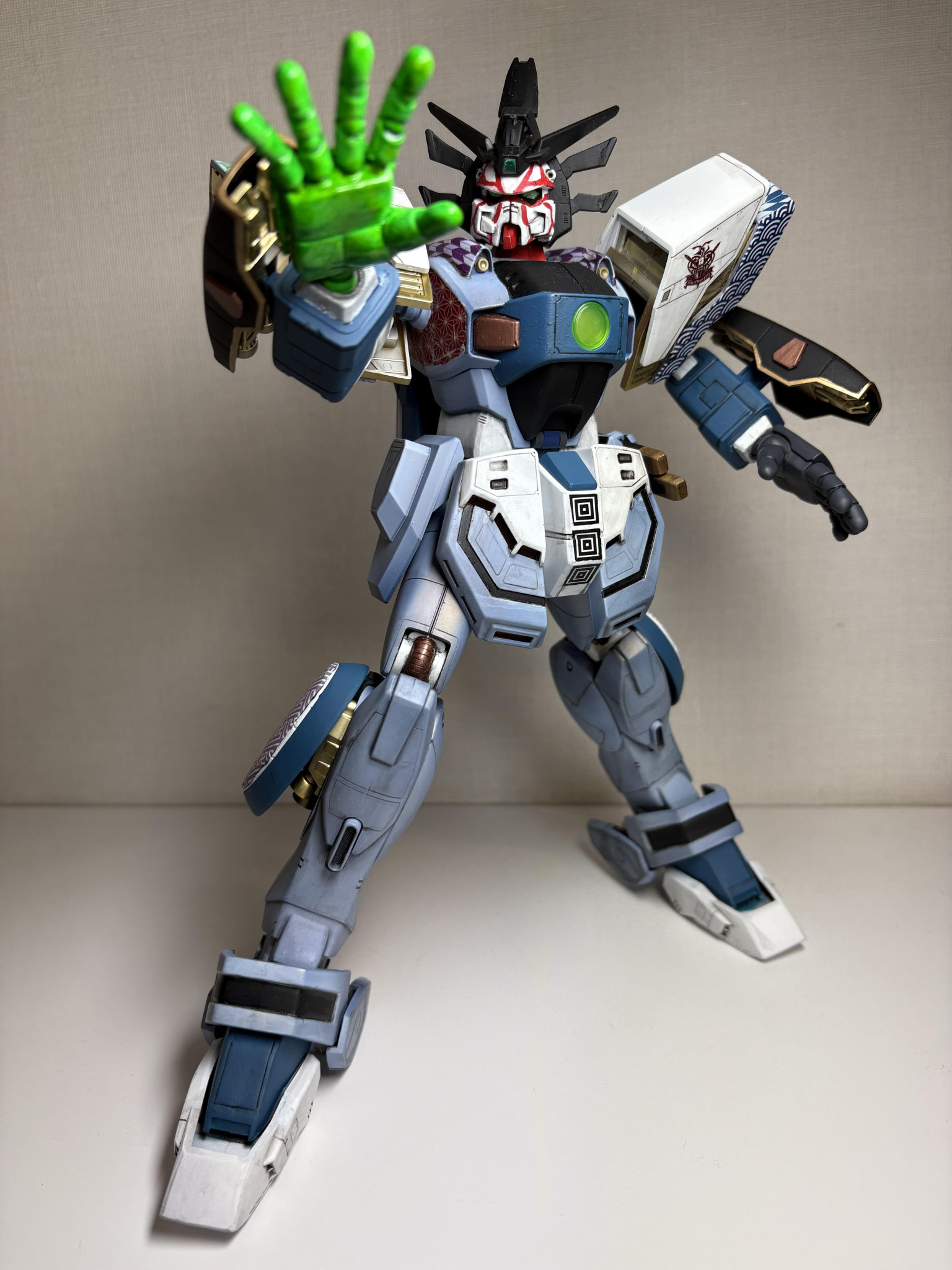 HGEX 1/60 シャイニングガンダム（遠山の金さん風）｜@tsumass2さんの