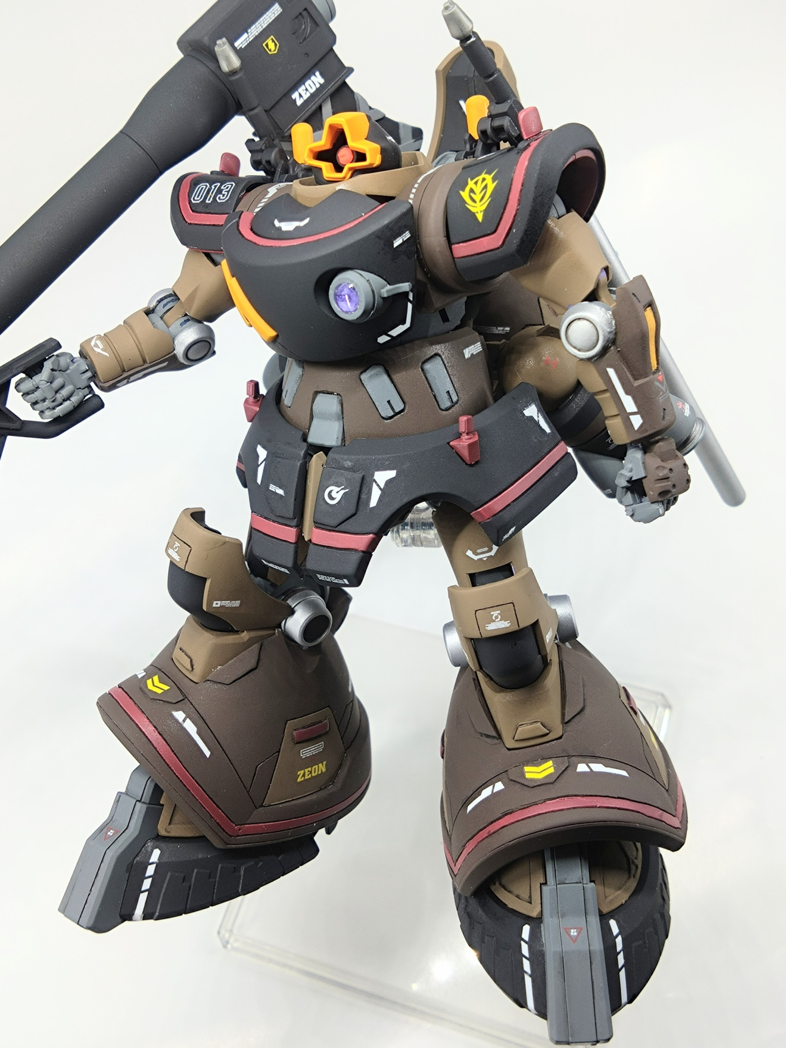 HGリック・ドム（GQ）おっさん用｜ゆずはる13さんのガンプラ作品