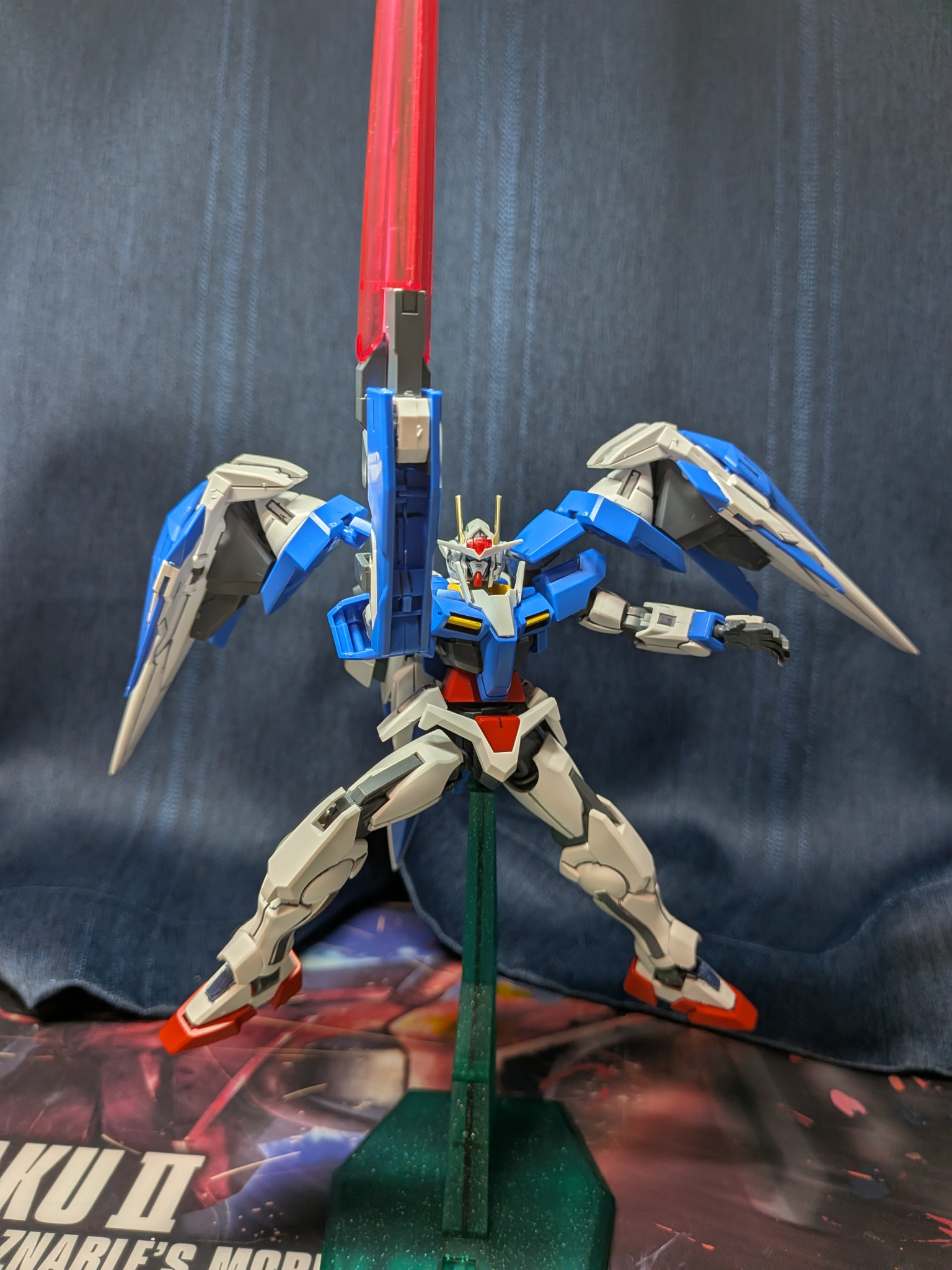 ダブルオーライザー+ダブルオークアンタ｜ライトとレイのガンプラ