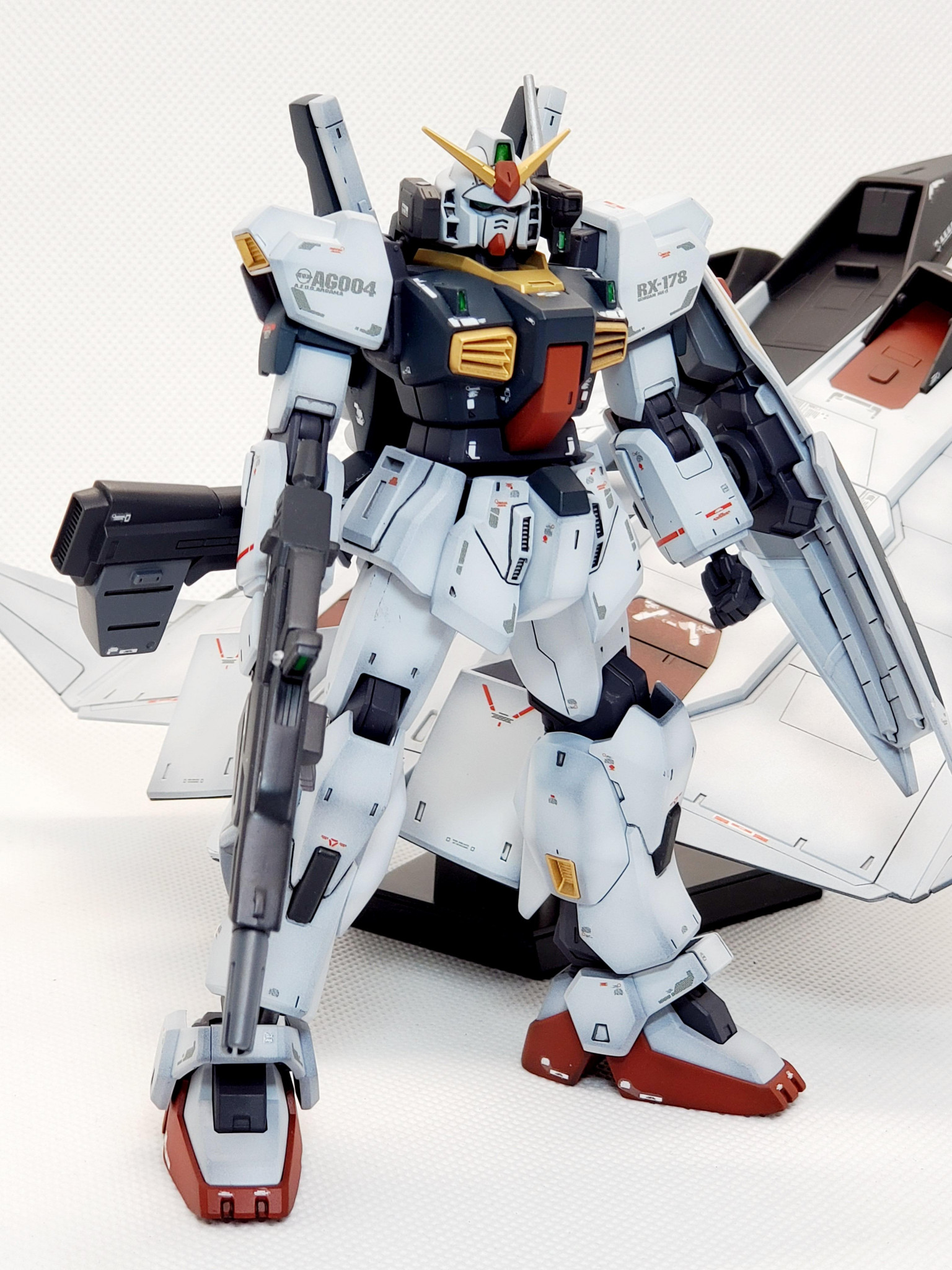 ガンダムMk-Ⅱ＋フライングアーマー｜いわしみずさんのガンプラ作品