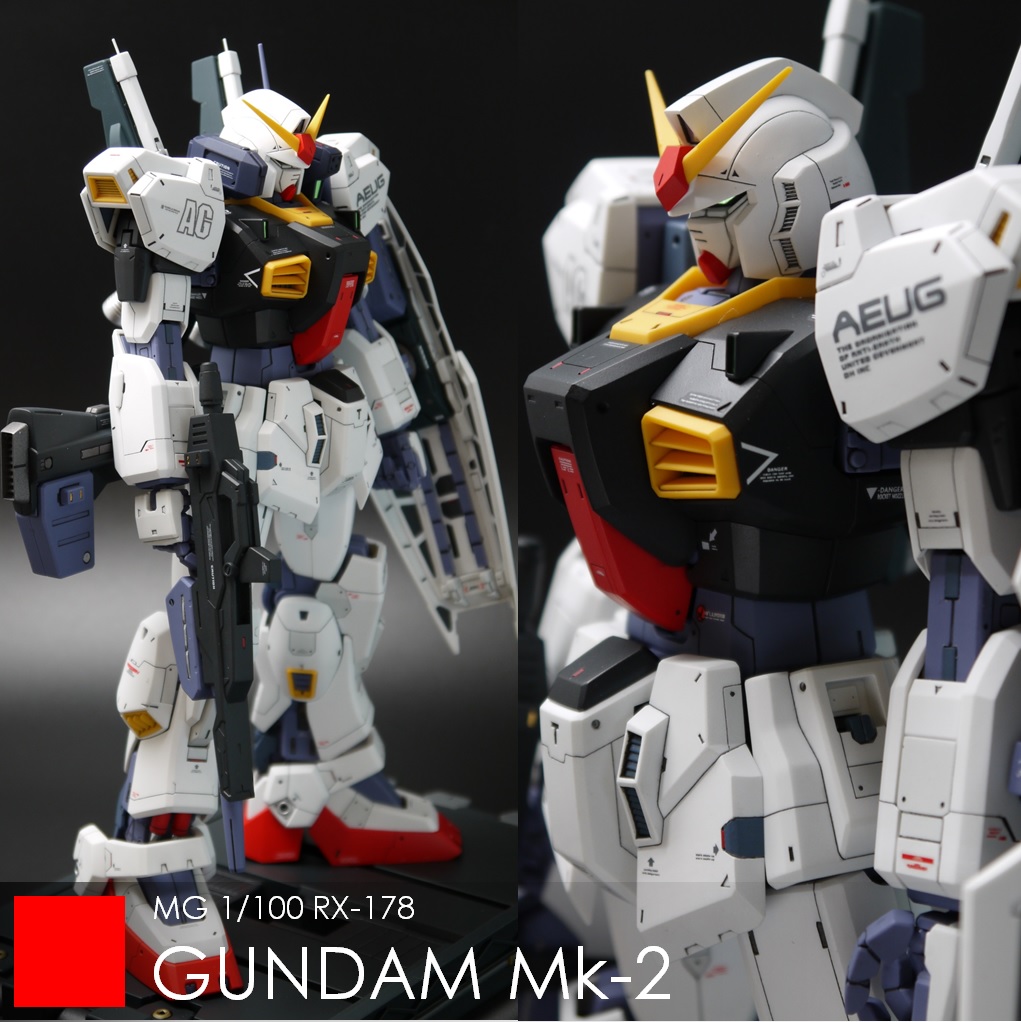 MG ガンダム Mk-2 ver. 2.0 + ハイパーメガランチャー｜yasutatsuさん