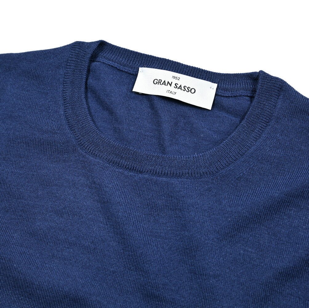 SALE｜GRAN SASSO グランサッソ / ヴァージンウール100% クルーネック
