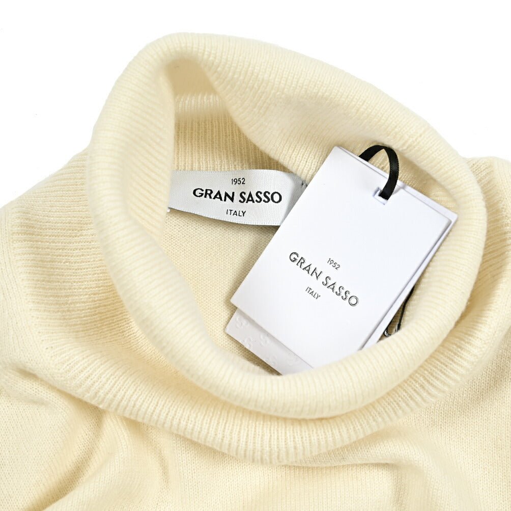 SALE｜GRAN SASSO グランサッソ / カシミヤ100% タートルネック