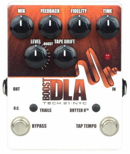 ディレイ・リバーブ】TECH21 SansAmpのBOOST DLA、BOOSTRVBがフル