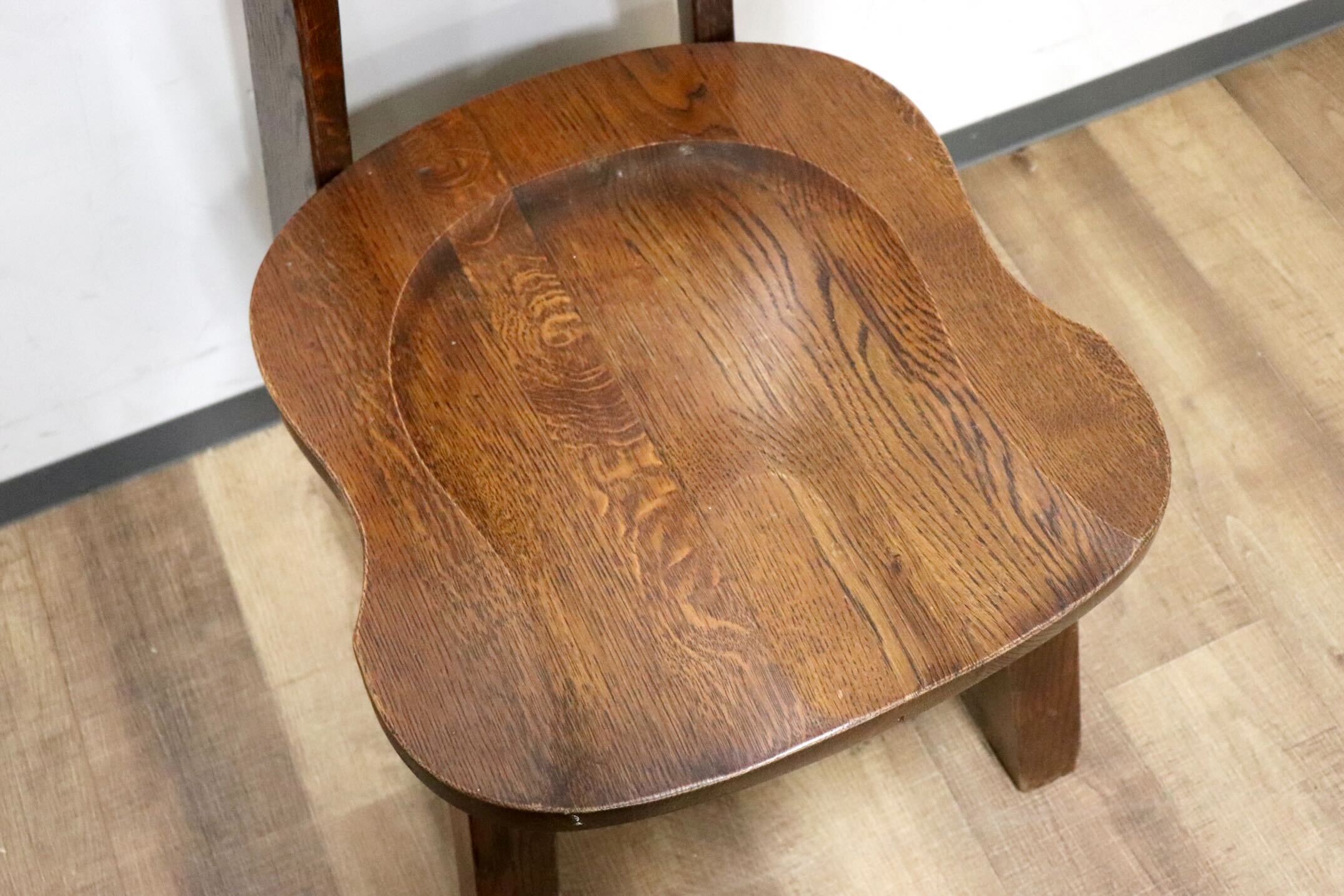 GMHH172○オランダ製 ダッチカントリー ダイニングチェア アームレス