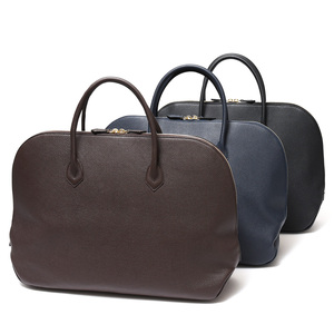 Cisei（シセイ/チセイ）シュリンクレザーラウンドジップブリーフバッグ