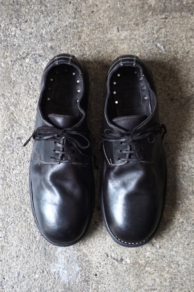 992X. Classic Derby. Horse Full Grain. CV60T(Dark Brown). GUIDI