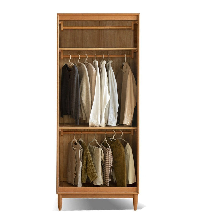 all solid wood wardrobe medieval cherry wood locker handle cabinet