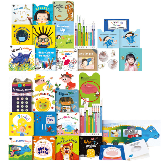 Baby All Math & Science English Picture Book Set - 40 Volumes