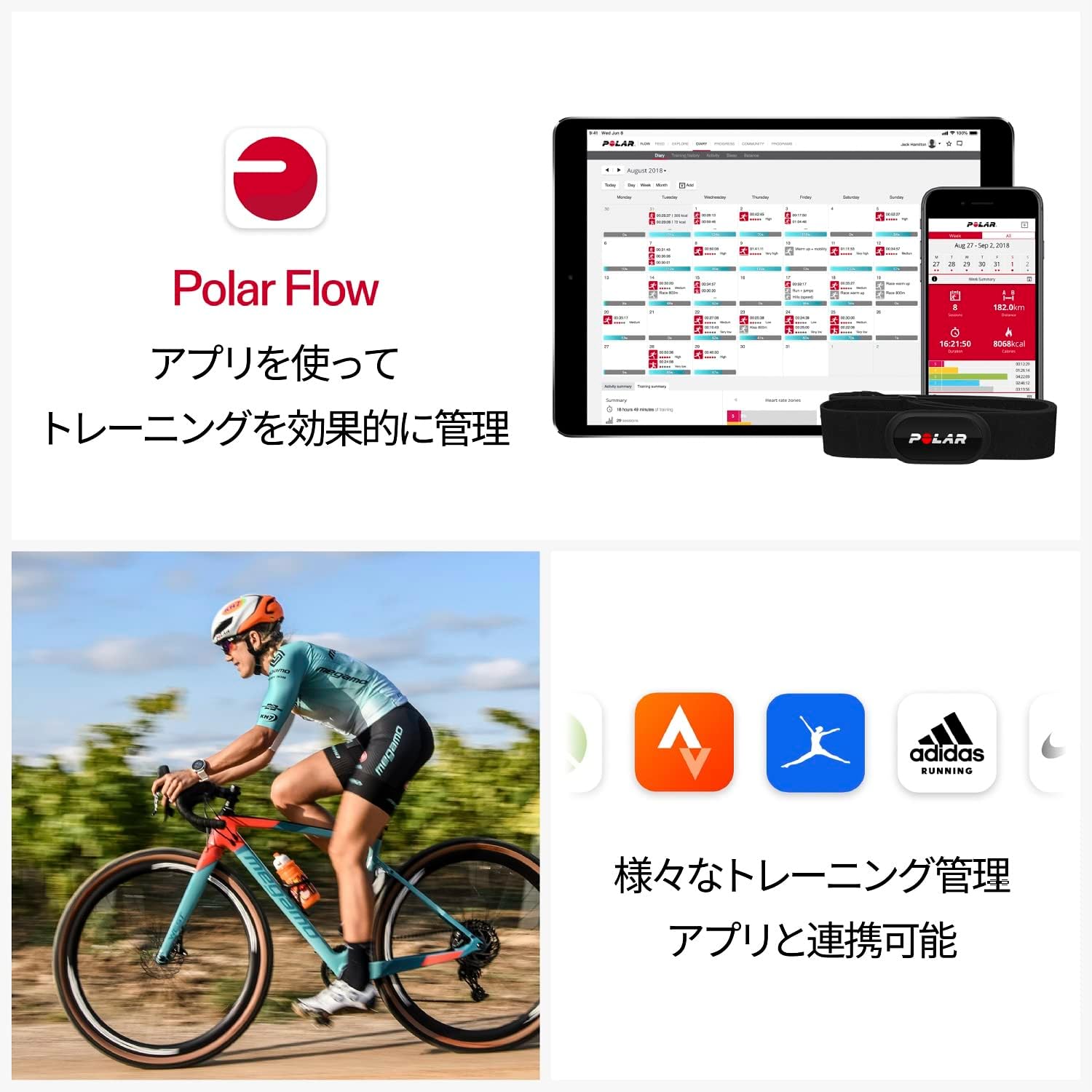 月額2,190円レンタルプラン：POLAR H10N 胸 心拍センサー 【日本正規品