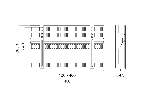 MK51W [完売] 壁掛金具 | 製品情報 | HAMILeX（ハミレックス