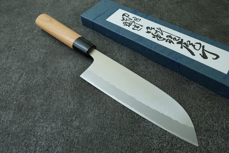 信濃打刃物 伝統工芸士 畑山充吉 充吉作 ステンレス磨き仕上げ 青紙2