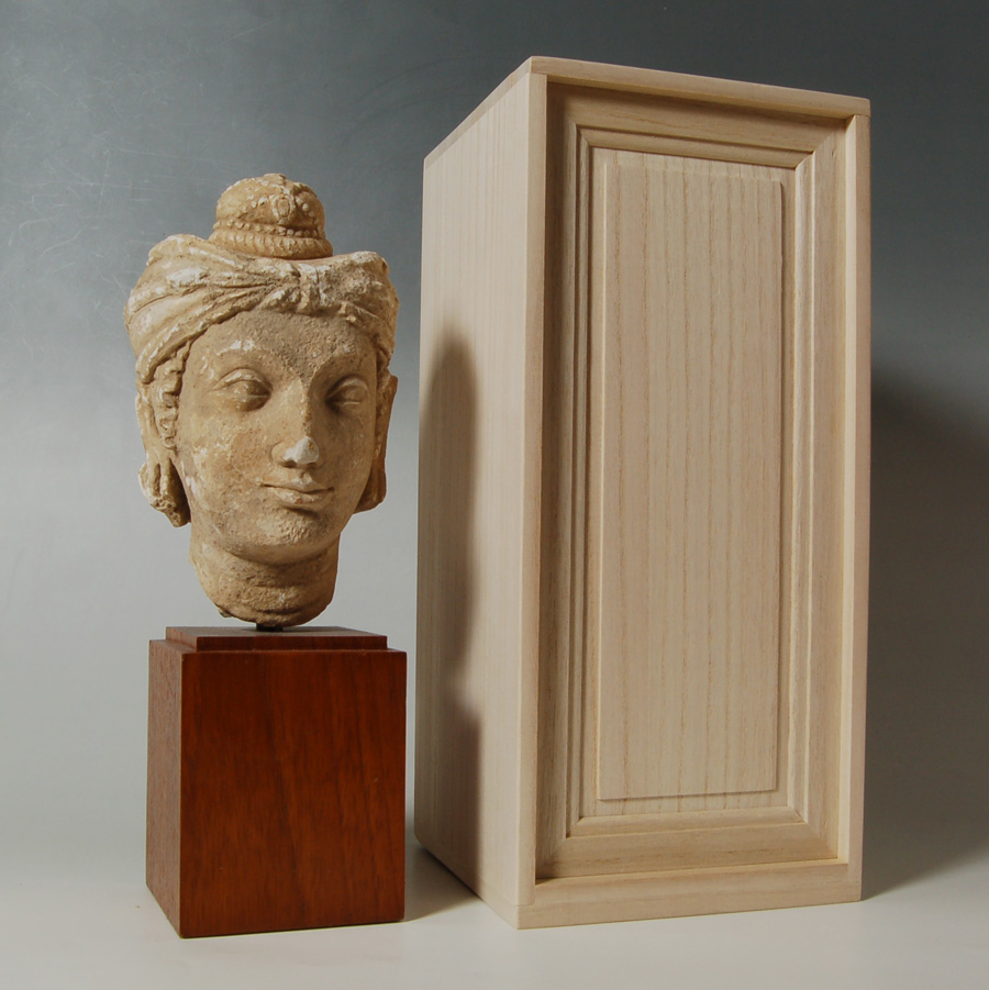 ストゥッコ・仏頭（ハッダ） B-126【売却済】 | 古美術 花地蔵