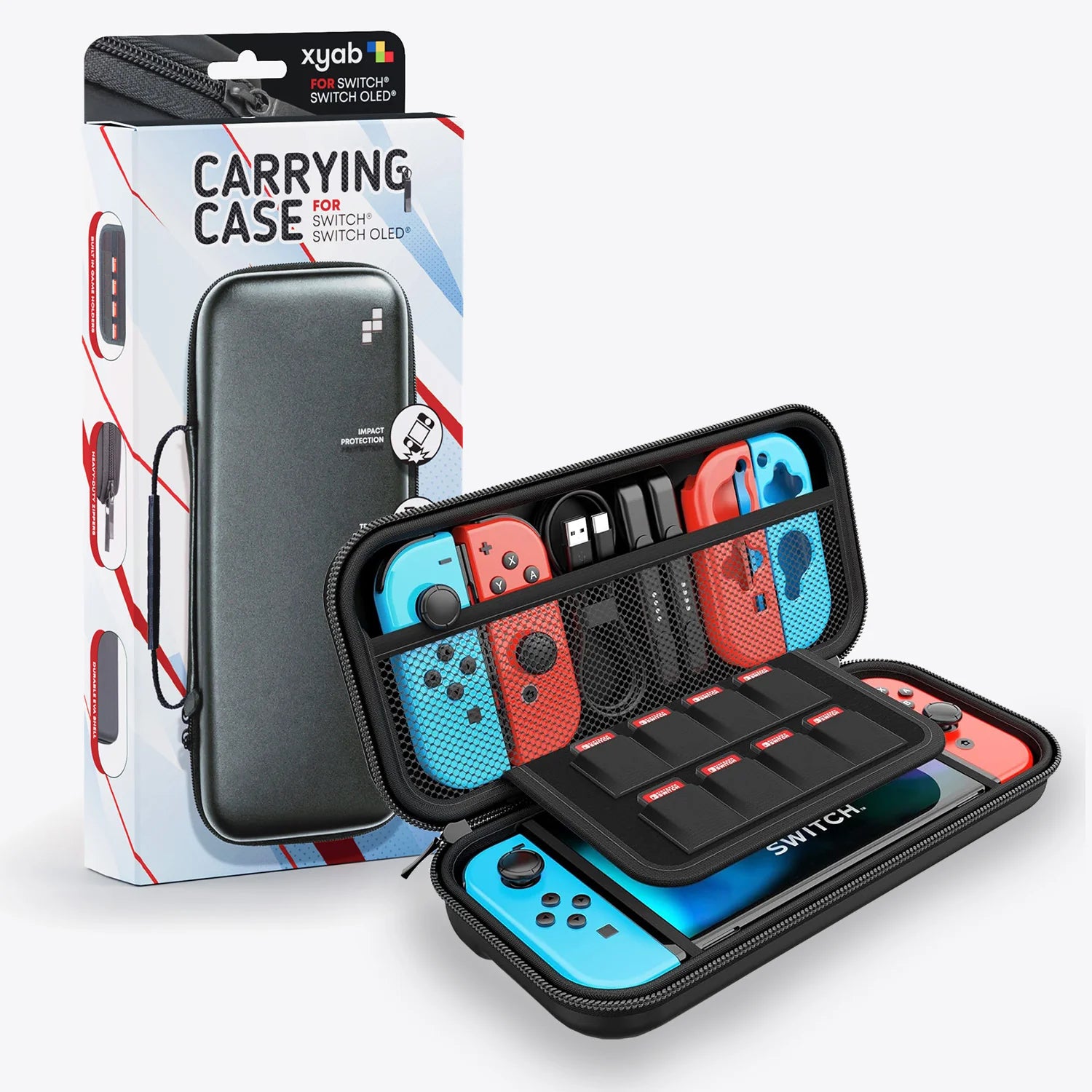 Travel Hard Shell Carrying Case For Nintendo Switch - XYAB - Clearance