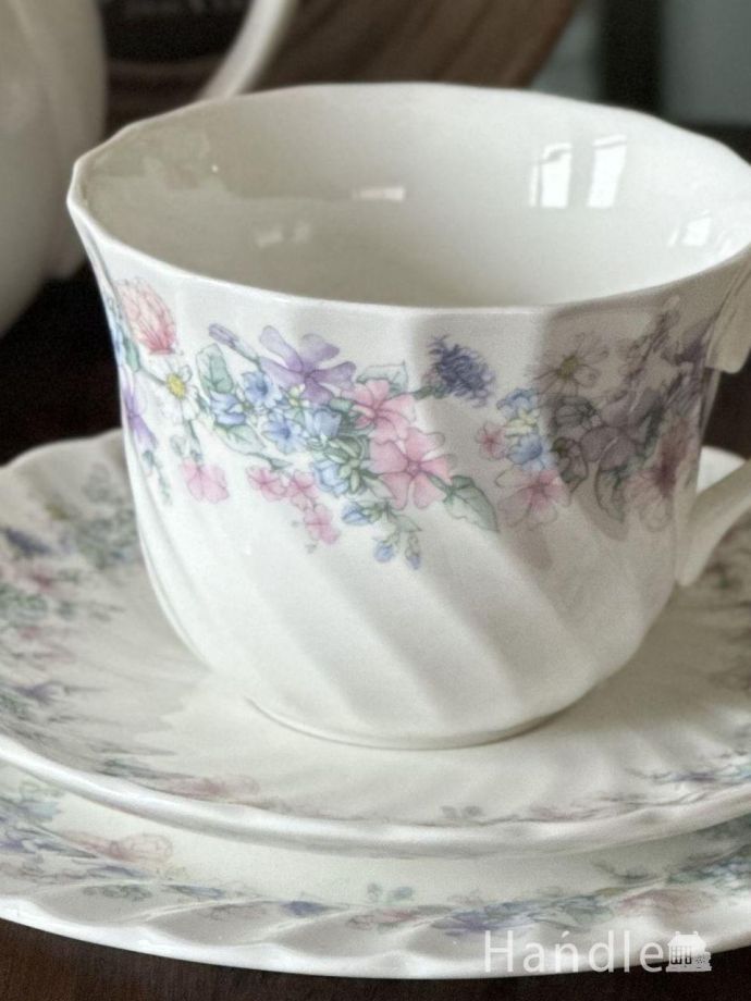 英国ウェッジウッドの美しいトリオ、アンジェラ（angela）アンティーク