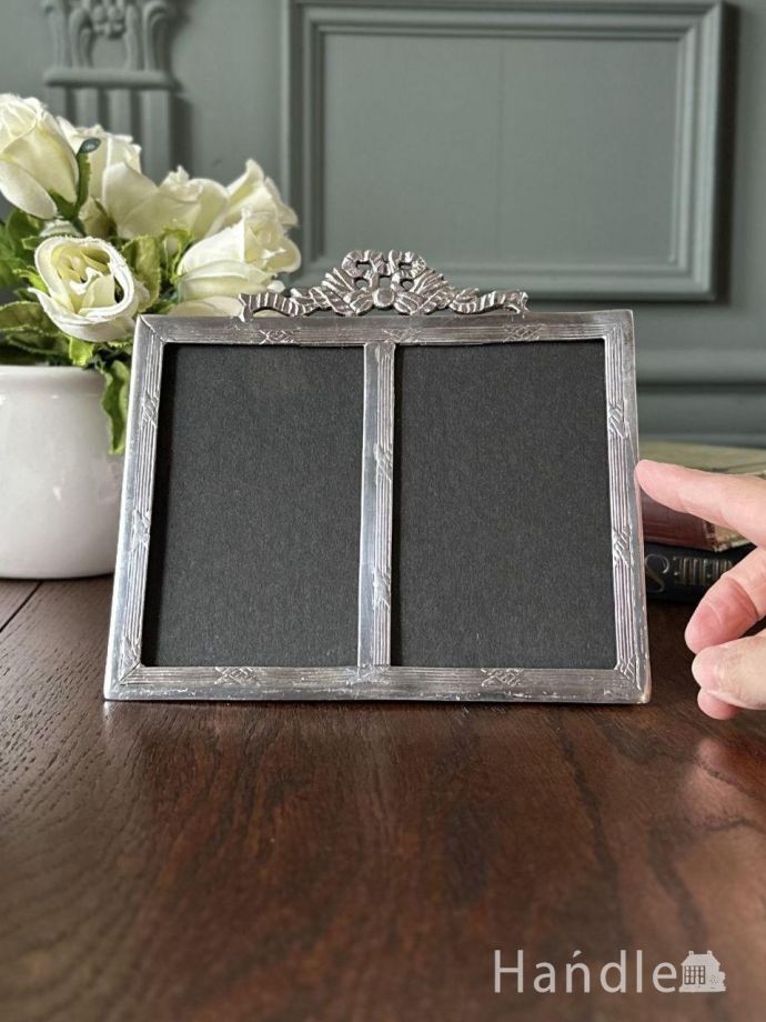 フランスアンティーク調の写真立て、Wタイプのおしゃれなフォト