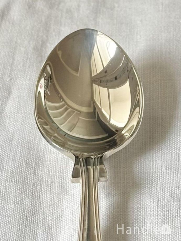 シェフィールドの美しいティースプーン、英国アンティークの銀の