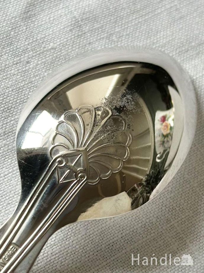 シェフィールドの美しいティースプーン、英国アンティークの銀の