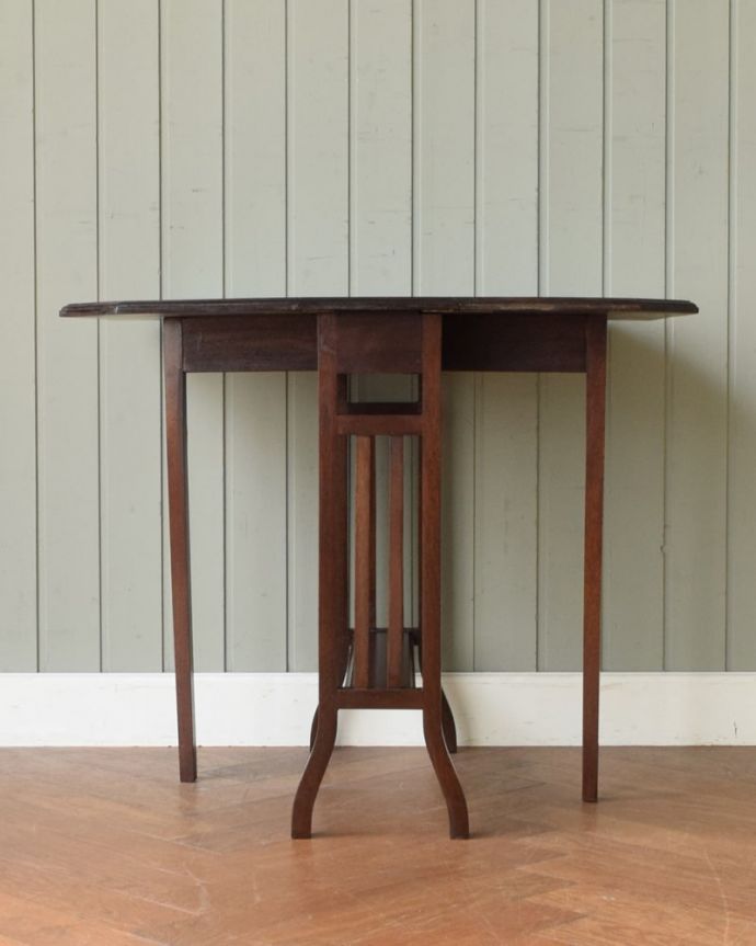 アンティークの美しいサイドテーブル、伸長式のサザーランドテーブル(j
