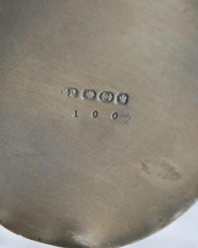 アンティークシルバープレートのフタ付きミルクポット（ミルク