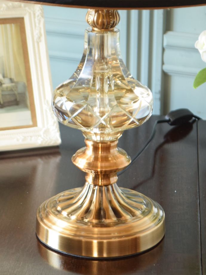 アンティーク調のおしゃれなテーブルランプ (電球セット) (tl-0116