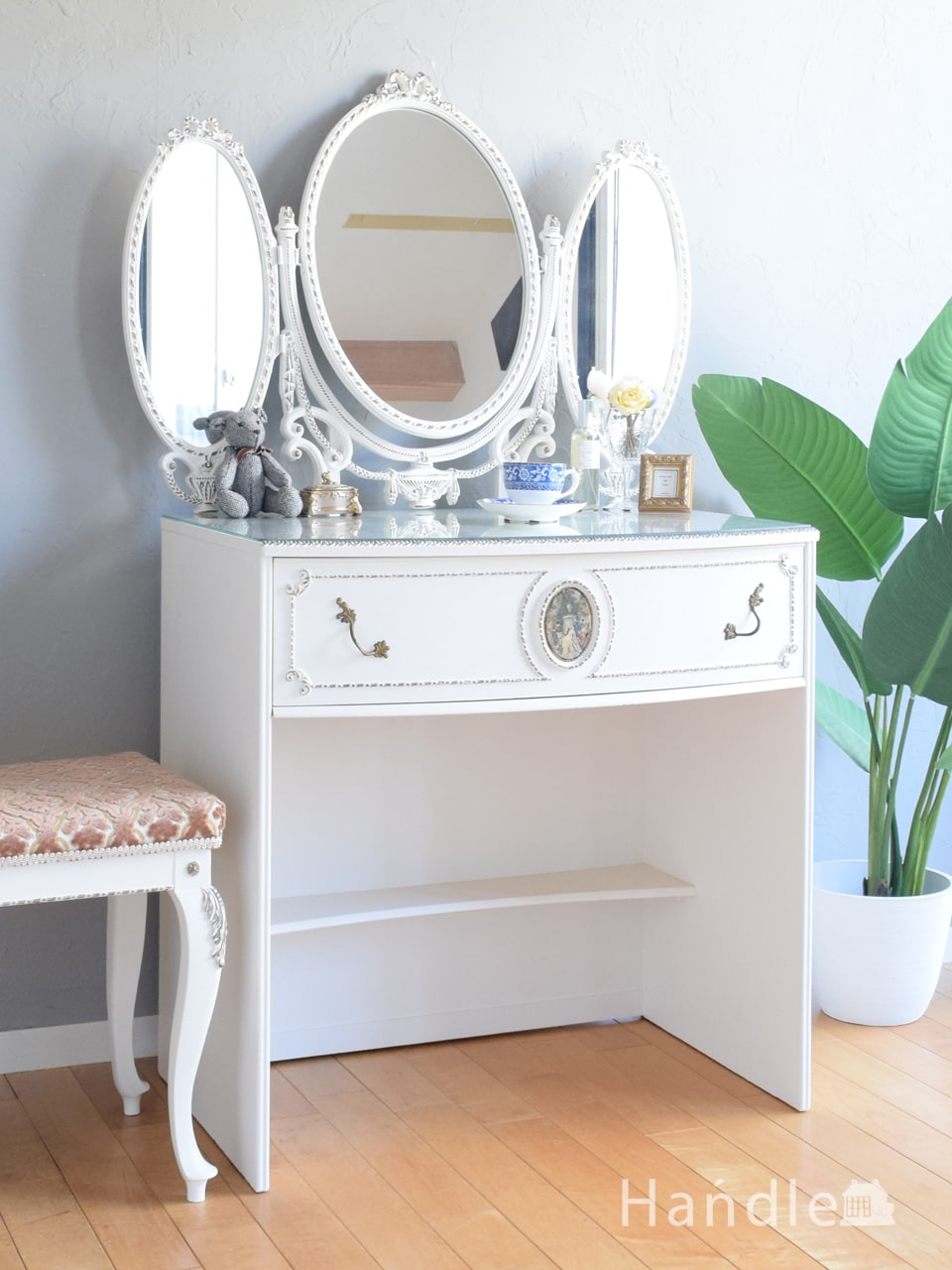 早い者勝ち価格 アンティーク ドレッサー ジュエリーケース サイド